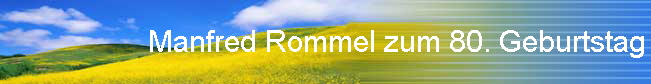 Manfred Rommel zum 80. Geburtstag