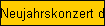 Neujahrskonzert der 